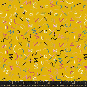 Yellow Fabric: Reign Highness in Goldenrod