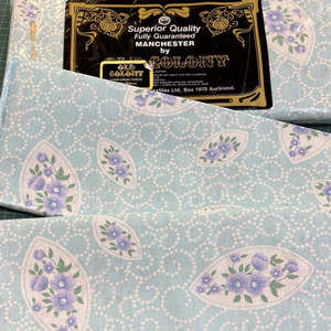 Vintage Sheet Pair - Old Colony Blue