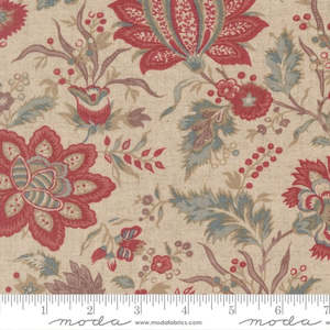 French General: Fleur de Paris Mochi Linen Pivoine in Pearl