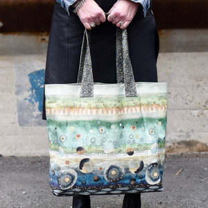 Fabric Panel: Flora and Form Canvas Tote Bag Panel