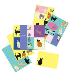 Letter Writing Sets: Cat Etticate Writing Set with Stickers