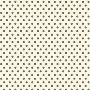 Greige Goods Dots in Cream Remnant 50cm