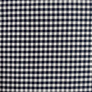 Remnants On Sale: Black Gingham Remnant 28cm