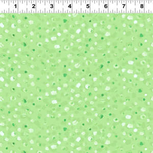 Remnants On Sale: What Friends Are For - Dots in Lime Remnant 30cm