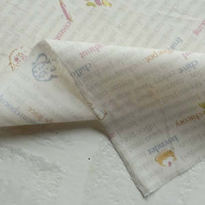 Remnants On Sale: Country House Baking Text Remnant 55cm