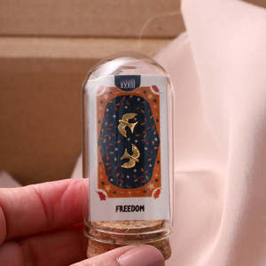 Jewellery: Freedom Bird Gold Earring
