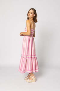 Drama the Label Olivia Dress - Candy Stripe