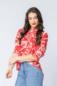 Leila Luca: Leila + Luca Encourage Top - Pink Lady