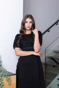 Leila + Luca Maya Dress - Washed Black