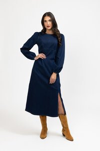 Leila Luca: Leila + Luca Macey Dress - Indigo