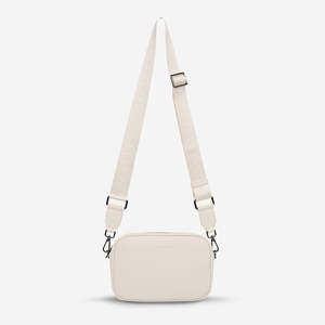 Status Anxiety Plunder Bag with Webbed Strap - Chalk
