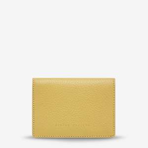 Small Pouches: Status Anxiety Easy Does It Wallet - Buttermilk