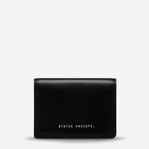 Status Anxiety Easy Does it Wallet - Black