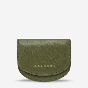 Small Pouches: Status Anxiety Us for Now Wallet - Khaki