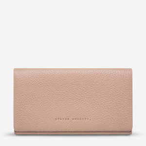 Medium: Status Anxiety Nevermind Wallet - Dusty Pink