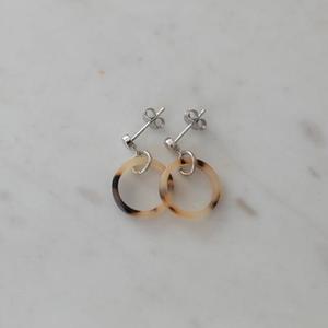 Sophie Little Tort Hoops Light - Silver