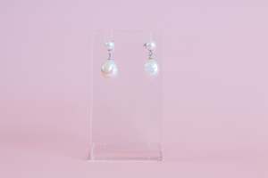 Willow Luxe Eve Pear Drops - Silver