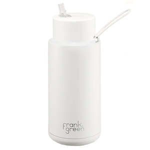 Frank Green 34oz Ceramic Reusable Bottle (1L) - Cloud