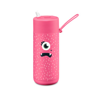 Frank Green: Frank Green Piper Frankster Ceramic Reusable Bottle 16oz (475ml) - Neon Pink
