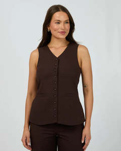 Silent Theory Tallow Vest - Chocolate