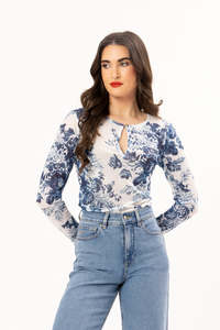 Leila + Luca Loveable Mesh Top - Mesh Charm