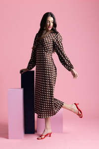 Leila + Luca Take Me Out Dress - Walnut Spot