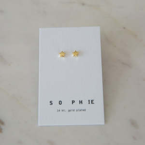 Sophie Twinkle Stud Earrings - Gold