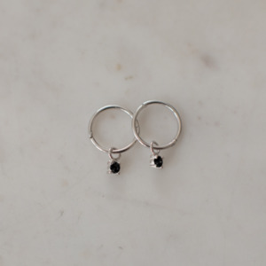 Sophie Mini Rock Sleepers Black - Silver