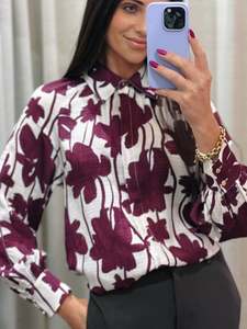 Seeking Lola Lizzie Shirt - Plum Harmony