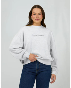 Silent Theory Logo Crew - Snow Marle