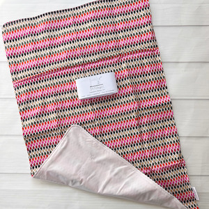 Non Padded Change Mat – Pink Diamonds – StitchGirl