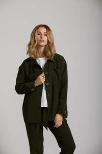 Weekend Ready: Stella Shacket - Forest