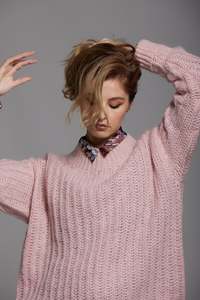 Cool Layers: Mohair Sweater - Blush
