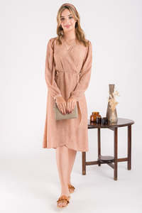 The Summer Sale: Wrap Dress - Blush