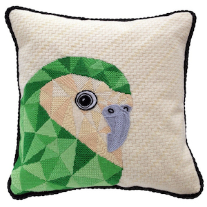 Needlepoint Cushions: Kakapo Needlepoint Cushion Kit
