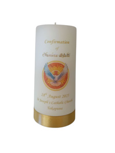Candles: Confirmation Candle 14cm