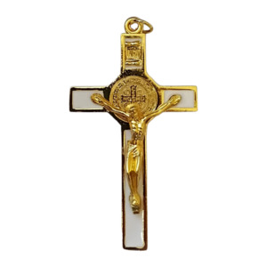 Crucifix: 14k Gold Plated (4.5cm x 8cm)