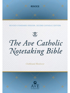 Bibles 1: Bible: The Ave Catholic Notetaking Bible Hardcover