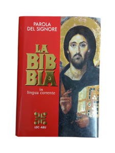 Italian language interconfessional Holy Bible with apocrypha & color photographs