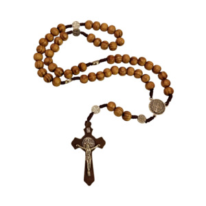 St. Benedict Wooden Rosary