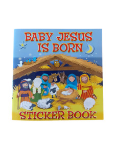 Advent Christmas Books: Baby Jesus is Born Sticker Book