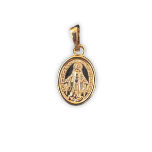 Miraculous Medal Gold Plated - 1.2cm