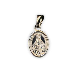 Religious Items: Miraculous Medal Silver Plated - 1.2cm