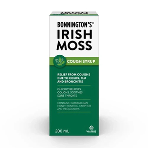 Bonnington's Irish Moss Cough Syrup 200ml St Lukes Pharmacy