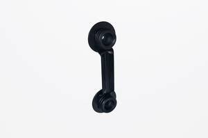 Horserail Side 90° Corner Bracket, 4″ Black – Electric