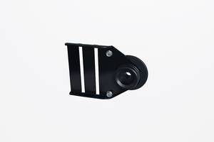 Horserail Straight End Buckle, 4″ Black – Electric