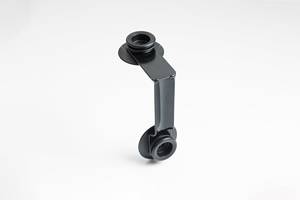 Products: Horserail Top 90° Corner Bracket, 4″ Black – Electric
