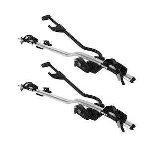 Roof Rack Mounted Bike Racks Nz: Thule ProRide 598S Bike Rack Double Pack - Silver