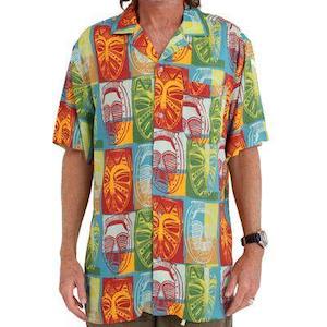 Muti Button-Up Mens Shirt