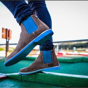 Stok Shoes: Chelsea Boot - Blue